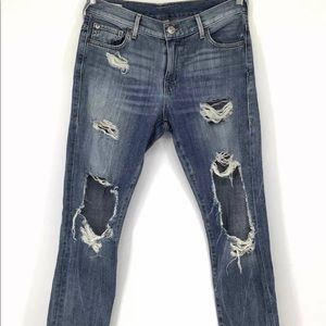 “Thrashed” True Religion Jeans